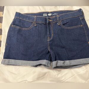 Old Navy Dark Blue Jean Shorts